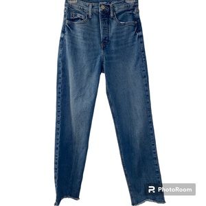 Old Navy Jeans Size 2 Extra High Rise Sky Hi Straight Secret Slim Pockets